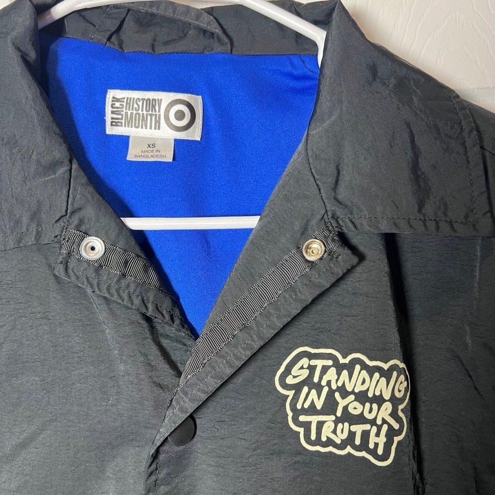 Target Black History Month Coach Jacket Graphic Print XS - Picture 3 of 6